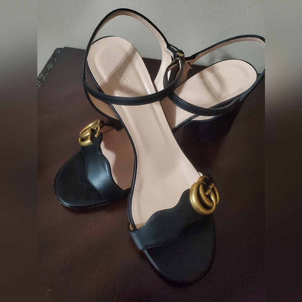 Gucci marmont leather shoes